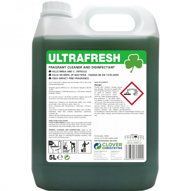 Clover Chemicals Ultrafresh Cleaner & Disinfectant (808)